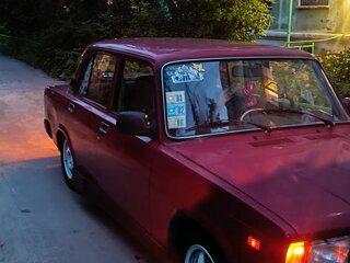 2006 Lada (ВАЗ) 2107, красный, 90000 рублей, вид 1