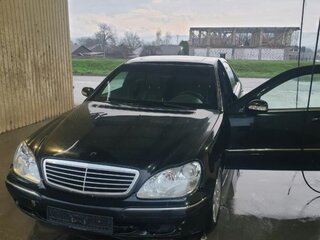 2002 Mercedes-Benz S-Класс 500 Long IV (W220), чёрный, 3600000 рублей, вид 1