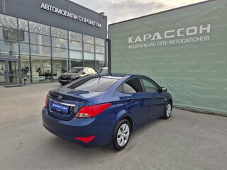 2014 Hyundai Solaris I Рестайлинг, синий, 830000 рублей, вид 2