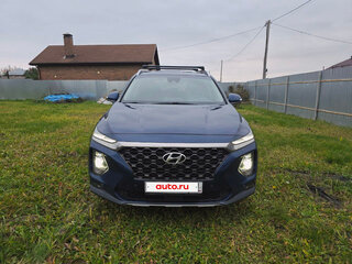 2019 Hyundai Santa Fe IV, синий, 2750000 рублей, вид 2