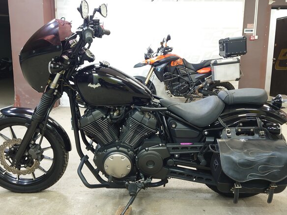 2015 Yamaha XV950 Bolt, чёрный, 630000 рублей - вид 6