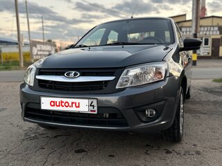 2015 Lada (ВАЗ) Granta I, серебристый, 445000 рублей, вид 2