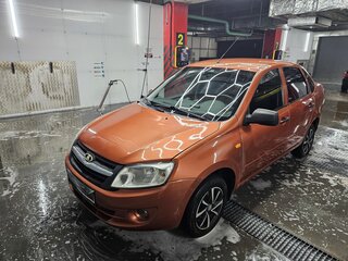 2014 Lada (ВАЗ) Granta I, оранжевый, 350000 рублей, вид 1