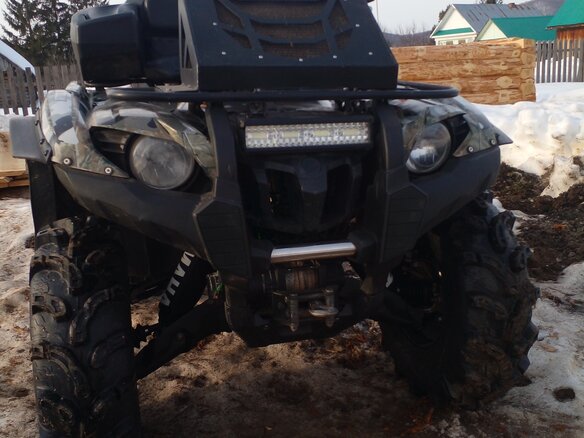2014 Yamaha Grizzly 700, серый - вид 6