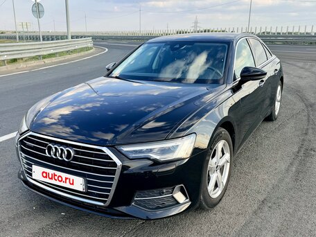 2021 Audi A6 45 TFSI V (C8), чёрный, 4850000 рублей, вид 3
