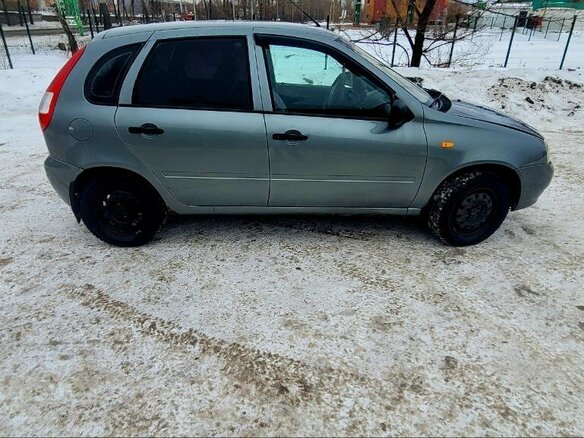 2011 Lada (ВАЗ) Kalina I, серый, 270000 рублей - вид 1