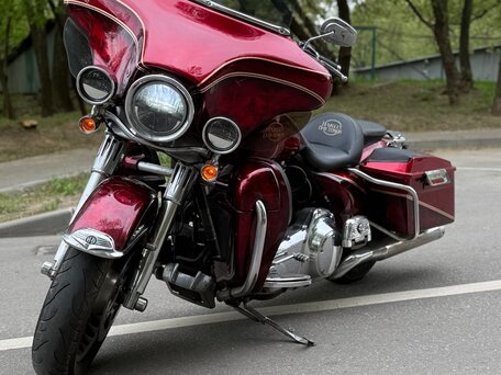 2008 Harley-Davidson Electra Glide, красный, 850000 рублей, вид 5