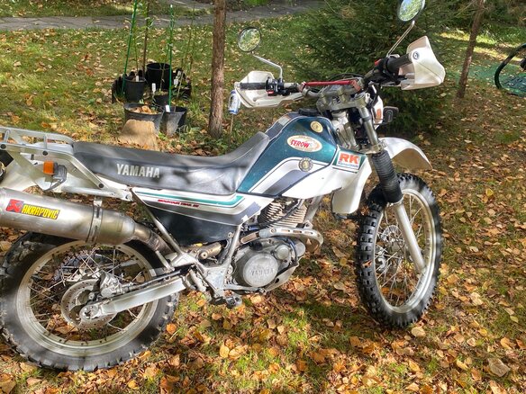 2002 Yamaha XT225 Serow, зелёный, 225000 рублей - вид 1