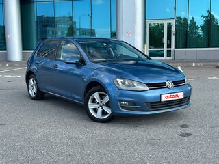 2013 Volkswagen Golf VII, голубой, 1100000 рублей, вид 3