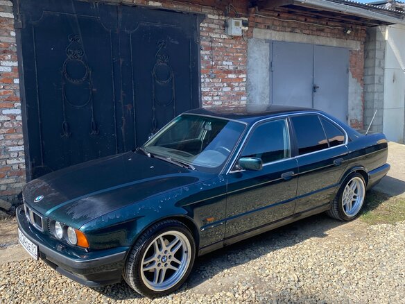 1995 BMW 5 серии 525i III (E34), зелёный, 550000 рублей - вид 1