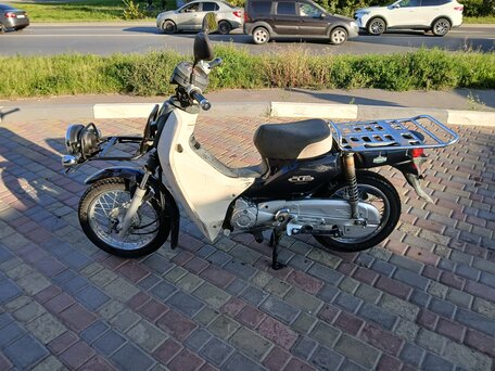 2019 Honda Super Cub, синий, 124000 рублей, вид 1