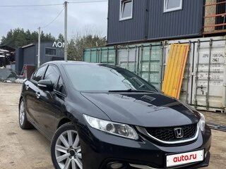 2013 Honda Civic IX Рестайлинг, чёрный, 1495000 рублей, вид 4