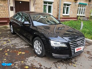 2012 Audi A8 Long III (D4), чёрный, 1600000 рублей, вид 5