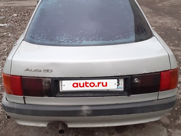 1988 Audi 80 IV (B3), серебристый, 130000 рублей - вид 2