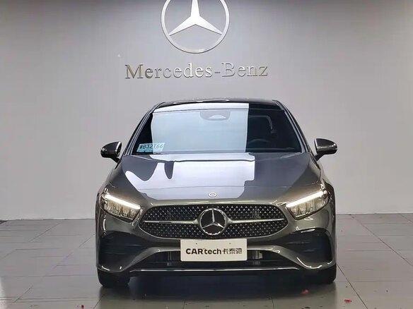 2023 Mercedes-Benz A-Класс 180 Long IV (W177) Рестайлинг, серый - вид 1