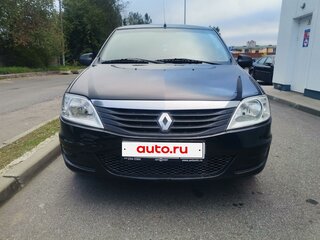 2010 Renault Logan I Рестайлинг, чёрный, 299999 рублей, вид 3