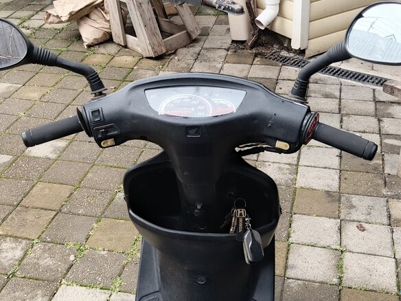 1999 Honda Dio, чёрный, 22000 рублей - вид 5