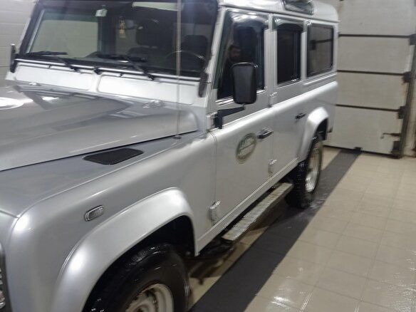 2014 Land Rover Defender 110 I Рестайлинг, серый, 2950000 рублей - вид 4