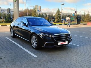 2021 Mercedes-Benz S-Класс 450 Long 4MATIC VII (W223), чёрный, 9000000 рублей, вид 3