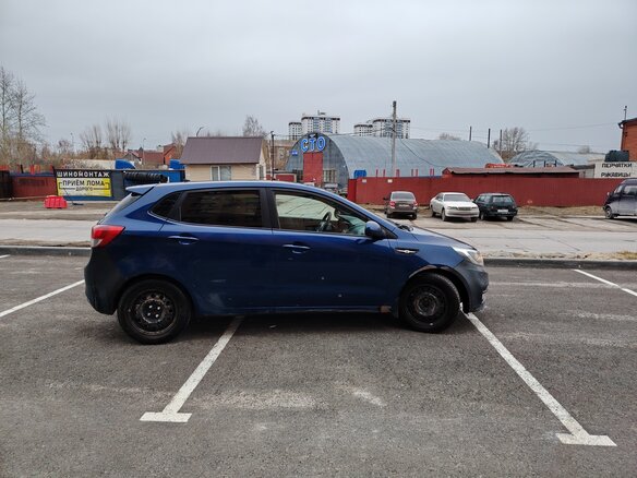 2016 Kia Rio III Рестайлинг, синий, 530000 рублей - вид 1