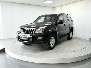 2008 Toyota Land Cruiser Prado 5-speed 120 Series Рестайлинг, чёрный, 1700000 рублей, вид 1