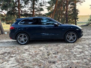 2014 Porsche Cayenne Diesel II (958), синий, 3000000 рублей, вид 5