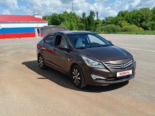 2016 Hyundai Solaris I Рестайлинг, коричневый, 800000 рублей, вид 3