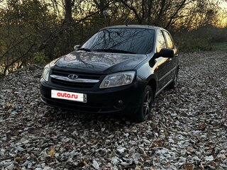 2014 Lada (ВАЗ) Granta I, синий, 430000 рублей, вид 2