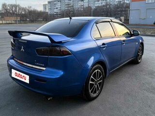 2011 Mitsubishi Lancer X Рестайлинг, синий, 869000 рублей, вид 4