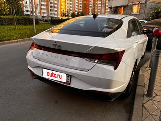 2021 Hyundai Elantra VII (CN7), белый, 2150000 рублей, вид 4