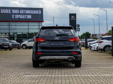 2015 Hyundai Santa Fe III, чёрный, 1495000 рублей, вид 5