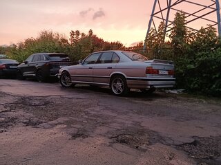 1992 BMW 5 серии 520i III (E34), серебристый, 350000 рублей, вид 3