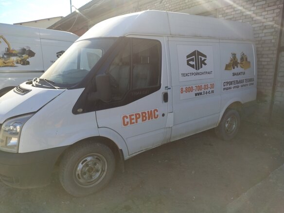 2008 Ford Transit, белый - вид 1