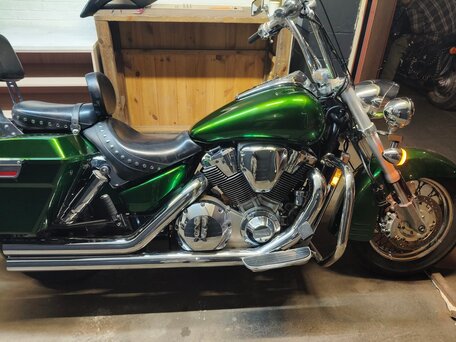 2003 Honda VTX 1800, зелёный, 880000 рублей, вид 4