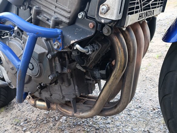 2001 Honda CB 600F Hornet, синий, 299999 рублей - вид 6