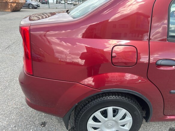 2012 Renault Logan I Рестайлинг, красный, 790000 рублей - вид 9