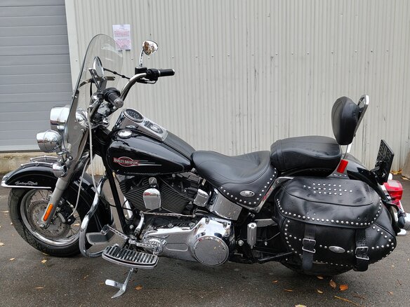 2008 Harley-Davidson Heritage, чёрный, 900000 рублей - вид 3