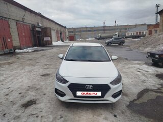 2018 Hyundai Solaris II, белый, 850000 рублей, вид 1