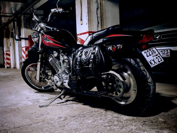 1996 Honda Steed 400, чёрный, 290000 рублей - вид 2