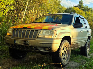 1999 Jeep Grand Cherokee II (WJ), серый, 900000 рублей, вид 2