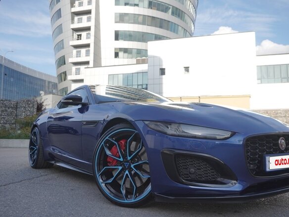 2020 Jaguar F-Type R I Рестайлинг 2, синий, 11000000 рублей - вид 1