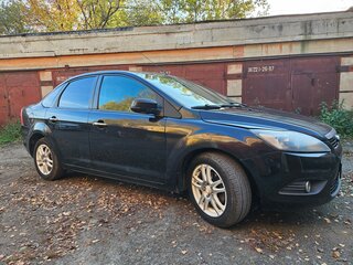 2008 Ford Focus II Рестайлинг, чёрный, 435000 рублей, вид 2