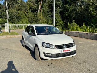 2019 Volkswagen Polo V Рестайлинг, белый, 1100000 рублей, вид 2