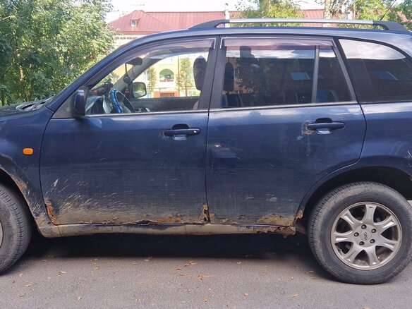 2012 Chery Tiggo (T11) I, синий, 250000 рублей - вид 3