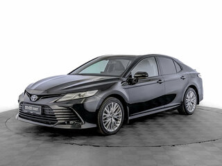 2021 Toyota Camry VIII (XV70) Рестайлинг, чёрный, 3737500 рублей, вид 1