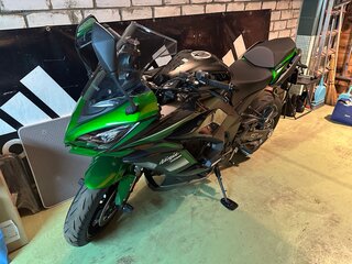 2021 Kawasaki Ninja 1000 SX, зелёный, 1350000 рублей, вид 4