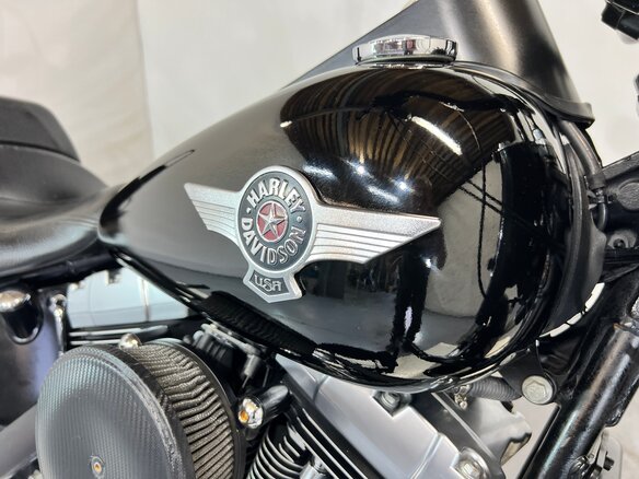 2012 Harley-Davidson Fat Boy, чёрный, 780000 рублей - вид 14