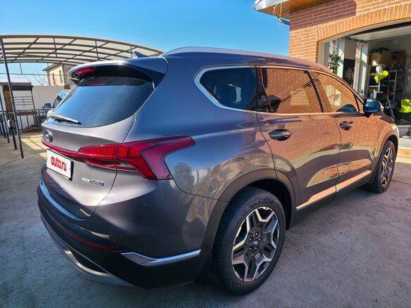 2021 Hyundai Santa Fe IV Рестайлинг, серый, 4200000 рублей - вид 6
