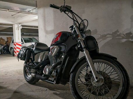 1996 Honda Steed 400, чёрный, 290000 рублей, вид 4