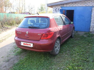 2007 Peugeot 307 I Рестайлинг, красный, 300000 рублей, вид 2